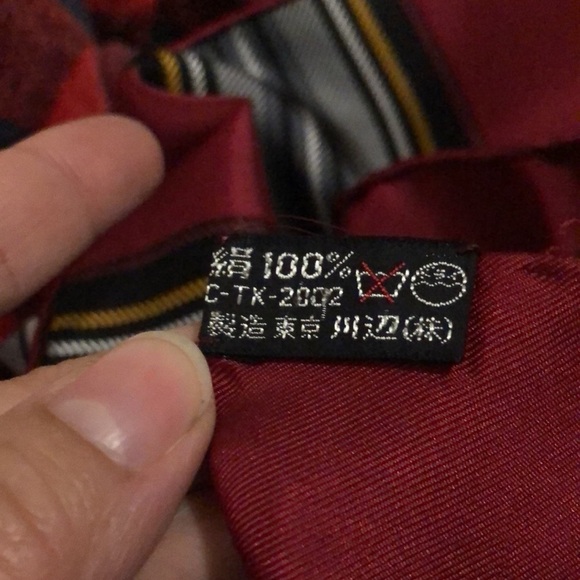 YSL scarf 🧣 checkered authentic silk 💯 - Picture 3 of 8